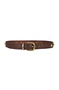 view 1 of 3 Rhodes Stud Belt in Cognac
