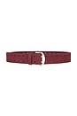 view 1 of 3 x We The Free Double Cross Belt in Oxblood
