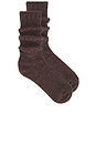 view 1 of 4 Staple Slouch Socks in Roasted Espresso