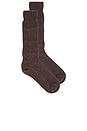 view 3 of 4 Staple Slouch Socks in Roasted Espresso