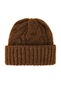 view 2 of 3 Coast Line Beanie in Coffee