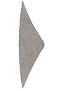 view 2 of 2 Essential Triangle Scarf in Grey