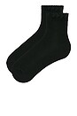 view 2 of 2 Beloved Waffle Knit Ankle Socks in Black