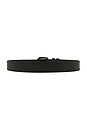 view 2 of 3 Holt Leather Belt in Black
