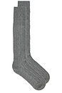 view 4 of 4 Essential Knee High Sock in Grey
