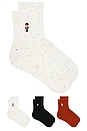 view 1 of 3 Holiday Heritage Sock Pack in Red