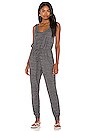view 2 of 4 Bicoastal Romper Set in Charcoal Grey