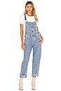 view 1 of 3 x We The Free Ziggy Denim Overall in Powder Blue