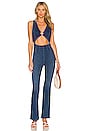 view 1 of 3 x REVOLVE Ultraviolet Jumpsuit in Wanna Be Blue