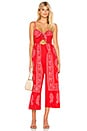 view 1 of 3 Feel The Sun Jumpsuit in Red