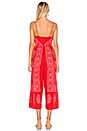 view 3 of 3 Feel The Sun Jumpsuit in Red