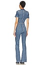 view 3 of 3 x We The Free Jayde Flare Jumpsuit in Sunburst Blue