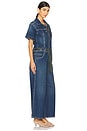 view 2 of 3 Edison Wide Leg Coverall in Cerulean Skies