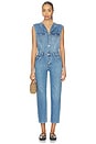 view 1 of 3 x We The Free All You Need Denim Coverall In Bea Blue in Bea Blue