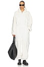 view 1 of 4 Salopette Coverall Jumpsuit in Ivory Combo