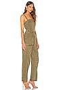 view 2 of 3 Go West Utility Jumpsuit in Moss