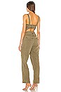 view 3 of 3 Go West Utility Jumpsuit in Moss