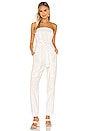 view 1 of 4 Go West Utility Jumpsuit in White