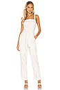 view 2 of 4 Go West Utility Jumpsuit in White