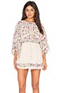 view 1 of 5 ROBE FRIDA EMBROIDERED in Ivory Combo