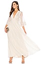 view 1 of 4 Eclair Embroidered Maxi Dress in Ivory