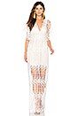 view 1 of 4 Night Whispers Lace Maxi Dress in Cream
