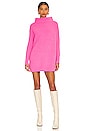 view 1 of 3 Ottoman Slouchy Tunic Sweater Dress in Electric Pink