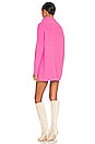 view 3 of 3 Ottoman Slouchy Tunic Sweater Dress in Electric Pink