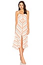 view 1 of 3 Striking Striped Midi Dress in Ivory