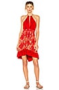 view 1 of 3 Beach Day Mini Dress in Red