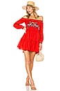 view 1 of 3 Sunbeams Mini Dress in Red