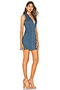 view 2 of 3 Wandering Star Denim Mini Dress in Blue