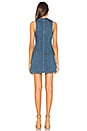view 3 of 3 Wandering Star Denim Mini Dress in Blue
