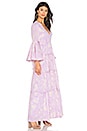 view 2 of 3 Carmen Tie Back Maxi in Purple Combo