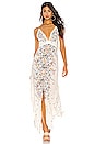 view 1 of 4 Paradise Printed Maxi Dress in Ivory