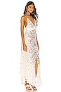 view 2 of 4 Paradise Printed Maxi Dress in Ivory