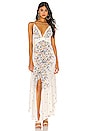 view 4 of 4 Paradise Printed Maxi Dress in Ivory