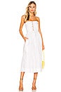 view 1 of 3 Lilah Pleated Tube Dress in White