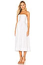 view 2 of 3 Lilah Pleated Tube Dress in White