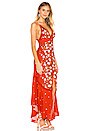 view 2 of 4 Paradise Printed Maxi Dress in Red