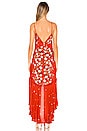 view 3 of 4 Paradise Printed Maxi Dress in Red