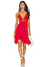 view 1 of 3 Adella Slip Dress in Bright Red