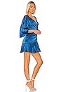 view 2 of 3 Strike A Pose Mini Dress in Blue