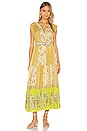 view 1 of 4 ROBE MAXI HANALEI BAY in Yellow Combo