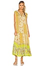 view 2 of 4 ROBE MAXI HANALEI BAY in Yellow Combo