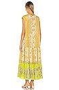 view 4 of 4 ROBE MAXI HANALEI BAY in Yellow Combo