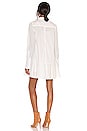 view 3 of 4 All For You Shirt Dress in White