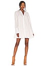 view 4 of 4 All For You Shirt Dress in White