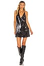 view 1 of 5 Double Take Sequin Mini Dress in Black Rose Combo