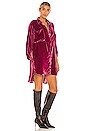 view 2 of 3 Lux Velvet Shirt Dress in Fairytale
